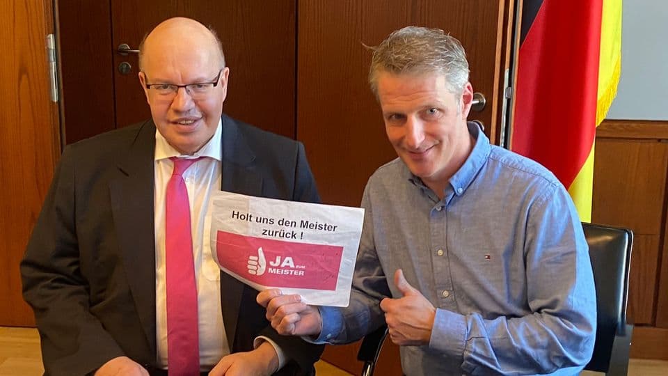 Den Meister zurückgeholt: Ein Lot zum Dank