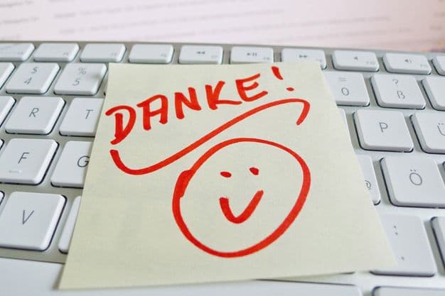 So kommt Ihr Dankeschön gut an