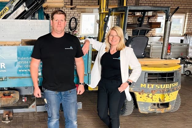 Führen gemeinsam den Betrieb: Tanja und Marcel Dieckmann.