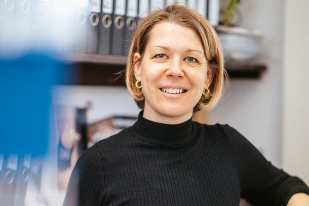 Metallbaumeisterin Katja Lilu Melder führt zusammen mit Mann einen Handwerksbetrieb in Hamm.