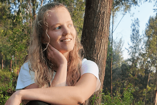 Lea Marie Heuer ist Zimmerin mit Leidenschaft und träumt von einer offenen Werkstatt als Begegnungsort für Handwerker.