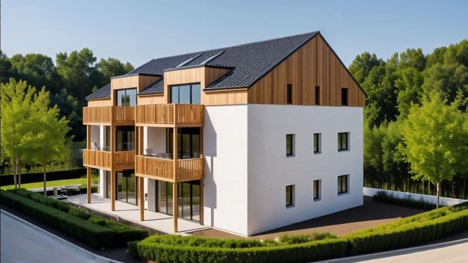 Das 3D-Druck-Bauprojekt umfasst sechs Wohnungen zwischen 64 und knapp 84 Quadratmetern mit einer Gesamtfläche von rund 450 Quadratmetern.