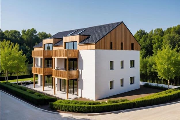 Das 3D-Druck-Bauprojekt umfasst sechs Wohnungen zwischen 64 und knapp 84 Quadratmetern mit einer Gesamtfläche von rund 450 Quadratmetern.