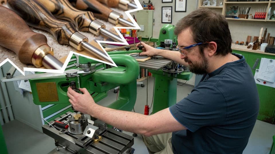 Matthias Fenner baut in seiner Werkstatt edle Handwerkzeuge für eine weltweite Kundschaft von Werkzeug-Enthusiasten.