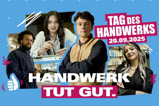 Tag des Handwerks 2025: Unter dem diesjährigen Motto „Handwerk tut gut“ steht die Gesundheit im Fokus.