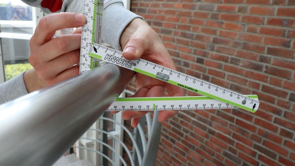 Durchmesser mit dem Zollstock messen? Wir haben es getestet!