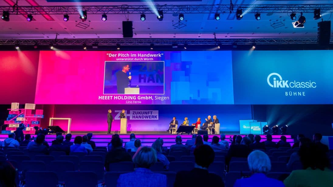 Auch den „Pitch im Handwerk“ gibt es 2026 wieder bei Zukunft Handwerk in München.