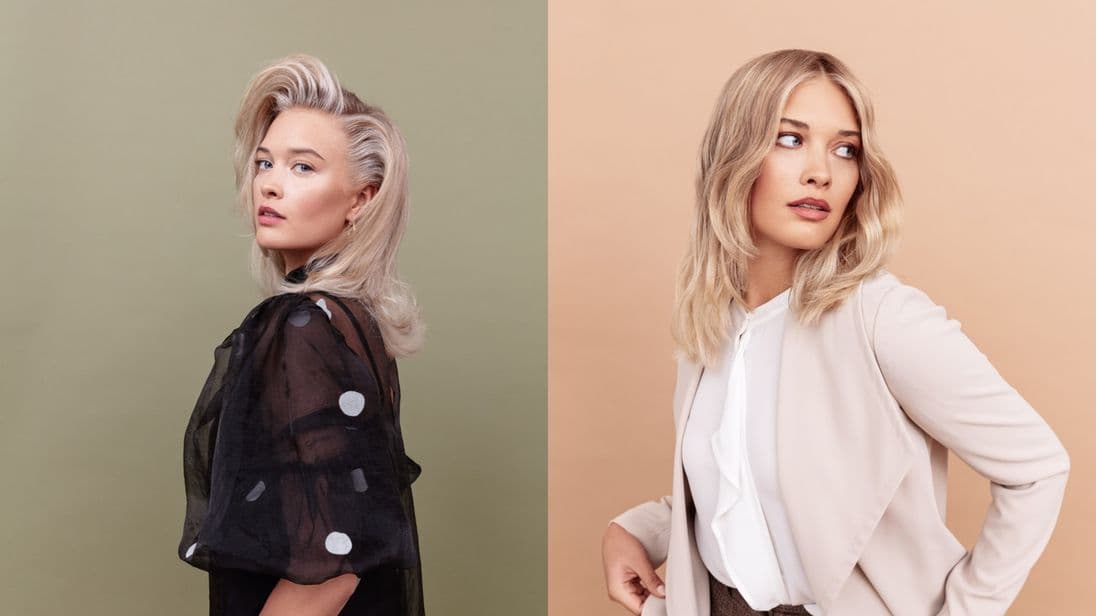 Leichte Waves und Volumen in Platinblond.