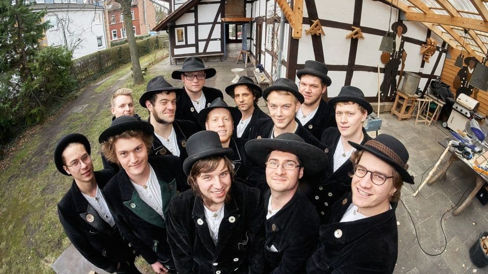 Die Rast der Wandergesellen