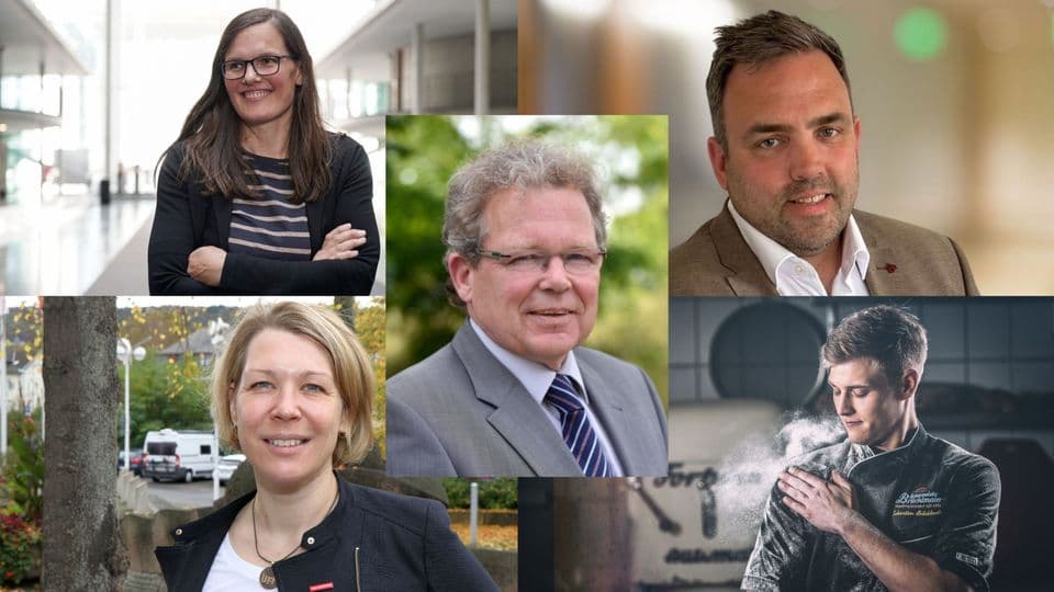 Kritik und auch Lob aus dem Handwerk: Johanna Röh, Jan Voges, Katja-Lilus Melder, Christian Staub und Sebastian Brücklmaier nehmen zum Koaltionsvertrag Stellung.